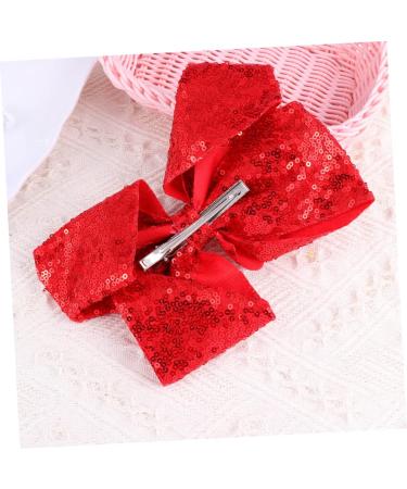 minkissy Sequins Hair Clip Bowknot Barrettes Hair Barrettes Bow Barrette Clip Glitter Bows Alligator Hair Clip Sequin Hair Clip Glitter Hair Bows Hairpins Clip Miss Extra Large 17*13 cm Red - Buy Online on GoSupps.com