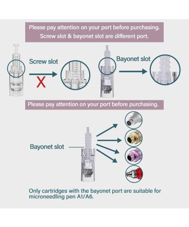 Snadi - 42 Pin Needle Cartridge for Dermapen M5 M7 N2 and E30 | Pack of 10 | Compatible with Dr. Pen only | - Buy Online on GoSupps.com