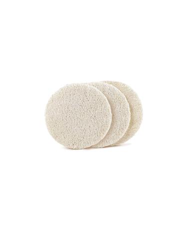 Earth Therapeutics Loofah Complexion Discs - 3 Pack | Gentle Exfoliation for Clear Skin - Buy Online on GoSupps.com