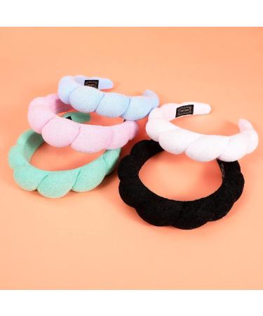 Shoprox Spa Headband | Women's Sponge & Terry Cloth Hair Headband | Face Washing & Skincare Headband | Blue - Buy Online on GoSupps.com