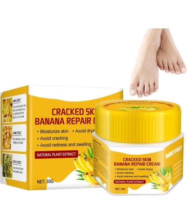 Banana Repair Foot Cream Anticracking Dry Feet Balm 30 Cracked Heel Moisturizer Foot Repair Moisturizing Remove Dead Skin Foot Care Products for Men Limitoll - Buy Online on GoSupps.com