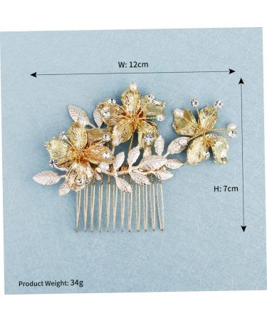 FRCOLOR Bridal Headdress Hair Comb Vintage Comb Prom Hair Accessory Wedding Hair Clip Hair Barrettes Hair Clips Hair Pin Bridal Hair Accessory - Buy Online on GoSupps.com