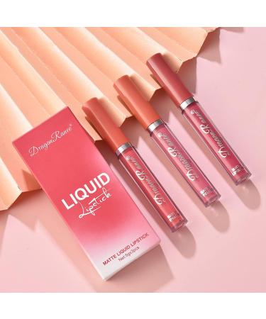 YUECI 3PCS Matte Liquid Lipstick Set - Moisturizing Multi-Color Matte Lip Gloss (1 ml) - Buy Online Internationally - Buy Online on GoSupps.com