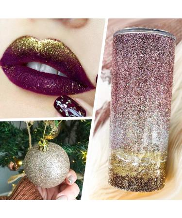 Gold Holographic Fine Glitter 150g - Multipurpose Craft Glitter for Resin Art, Body, Nails, Eyes, Face, Hair, Epoxy Tumblers, and Slime Making - Buy Online on GoSupps.com