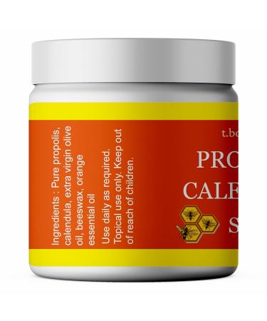 Propolis Calendula Salve: Soothing Balm Moisturizer Ointment - 2oz (Pack of 1) | Made in USA - Buy Online on GoSupps.com