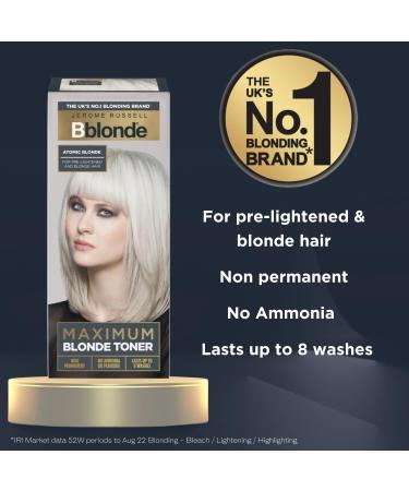 Jerome Russell Bblonde Maximum Blonde Toner Atomic Blonde 75ml - Buy Online on GoSupps.com