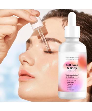 Skin Firming Solution | Soothing Body Serum 30ml | Facial Moisturizing Solution for Skin Barrier Repair Lifting Beauty Day & Night Travel - Buy Online on GoSupps.com