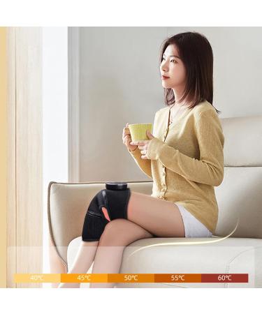 Wireless Knee Massager - 3 Modes 5 Heat Levels | Relief for Swollen & Stiff Joints | Seamless Fit & Joint Massage Device - Buy Online on GoSupps.com