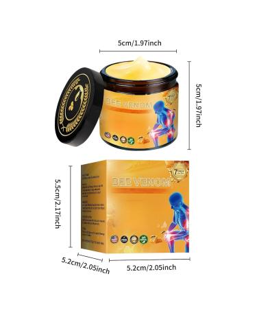 2 Pcs Bee Venom Joint Treatment Cream Throughout Release Joint Activities Muscle and Massage Relief Gel. - Buy Online on GoSupps.com