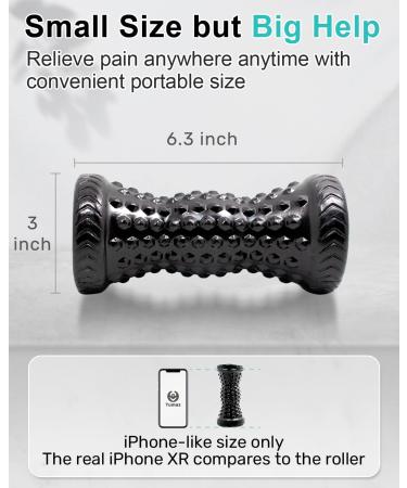Tumaz Foot Massage Roller - Extended Version for Plantar Fasciitis Relief | Ergonomic Myofascial Pain Relief Roller - Buy Online on GoSupps.com