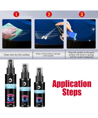 Cohbskj Elationirto Car Scratch Repair Spray Elationirto Car Spray 3 In 1 High Protection Quick Car Coating Spray Deep Scratch Repair Kit For Cars Elationirto High_ Tech Car Scratch Remover (50ml 1PCS) 50ml 1PCS - Buy Online on GoSupps.com