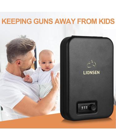 Portable Fireproof Gun Safe for Pistols with Combination Lock - YSP-6C | Ideal for Car, Home, Truck, and Travel - Buy Online on GoSupps.com
