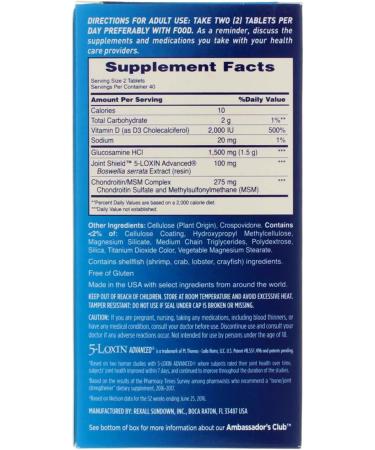 Osteo Bi-Flex Triple Strength + Vitamin D Coated Tablets 80 ea | Joint Health Support - Buy Online on GoSupps.com