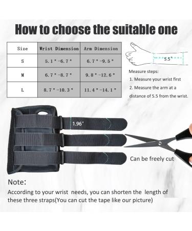Wrist Brace for Carpal Tunnel - Adjustable Support for Sprains Arthritis & Pain Relief (Right Small - Buy Online on GoSupps.com