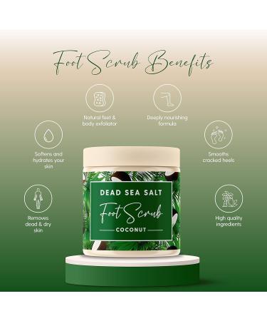 CalmGenix Coconut & Ginger Lime Foot Scrub Set with File - Exfoliating Feet Care Gift for Women and Men | Foot Spa Kit for Pampering Pedicure - Buy Online on GoSupps.com