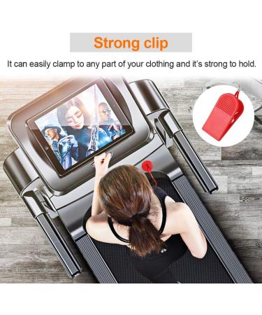 Universal Treadmill Safety Key for NordicTrack, ProForm, Weslo, Reebok - Red - Buy Online on GoSupps.com