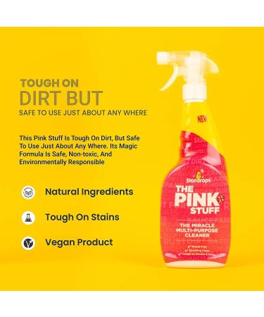 The Pink Stuff The Miracle Multi Purpose Cleaner Spray 850ml + The Pink Stuff Miracle Window and Glass Cleaner Spray with Rose Vinegar 750ml + for You: Organza small Bag - Buy Online on GoSupps.com