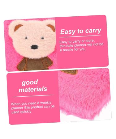 DOITOOL Note Book Notebook Fluffy Journal Book Plush Cover Journal Book Lovely Diary Book Note Accessory Multi-function Diary Book Cartoon Diary Book Note Supply Animal Gift Student Paper - Buy Online on GoSupps.com