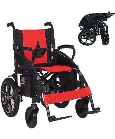 Alton Mobility - ARTEMIS Foldable Lightweight Electric Wheelchairs 265lbs 500W 13Miles - Red - Buy Online on GoSupps.com