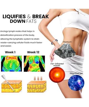 Overallgo Titanium Bracelet Pro Magnetic Energy Bracelet for Detox & Lymphatic Drainage | Stainless Steel & Titanium - Buy Online on GoSupps.com