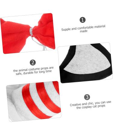 FOMIYES 1 Set Headband Halloween Costumes Hat Cosplay Cat Costume Tails Costume Cat Cosplay Props Stage Performance Props Cat Ears Cat Costume Props Animal Fabric Peripherals 22x22cm As Shown 1 - Buy Online on GoSupps.com