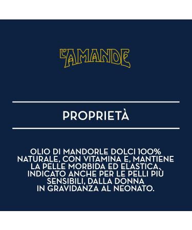 LAmande Sweet Almond Oil 250ml - Premium Fragrant Almond Oil for Skincare | Buy Internationally - Buy Online on GoSupps.com