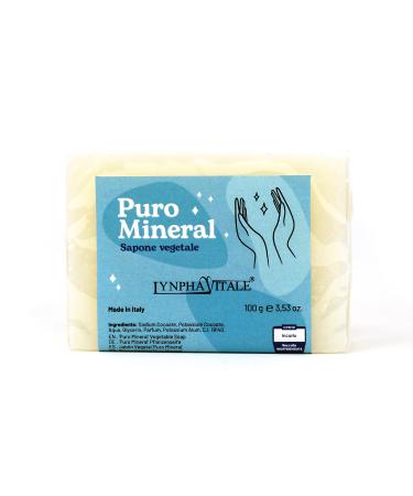 Lynpha Vitale - Puro Mineral Anti-Odor Soap - Handmade, Natural, Cold Processed Soap - Rock Alum Soap - 100 gr
