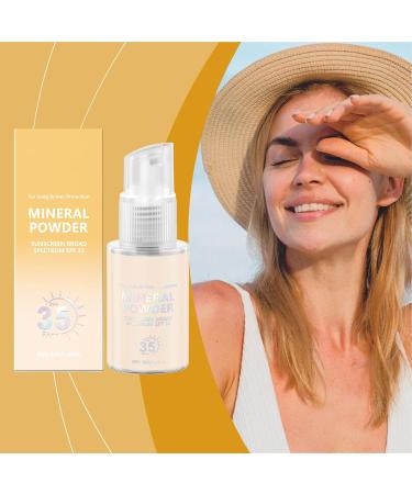  G n rique Sunscreen Powders UV Protection No-Greasy Scalp with Lightweight Formula Skin Care Setting Powder Makeup for Travel Hair Beach Outdoor Workplace Use 35g - Buy Online on GoSupps.com