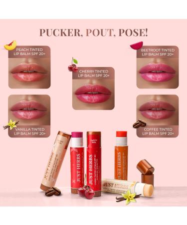 Tinted Lip Balm SPF 20+ Cherry - Hydrating Color & Sun Protection | Shop Now - Buy Online on GoSupps.com