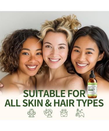 Organic Prickly Pear Seed Oil - Natural Cactus Oil for Face Hands & Nails | 4 fl oz Moisturizer & Dermaplaning Oil - Buy Online on GoSupps.com