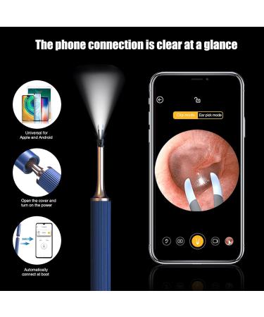 BEBIRD Ear Wax Removal Tool - Upgraded 10MP HD Camera 2-in-1 Tweezer & Rod WiFi Smart Ear Cleaner for iPhone & Android - Yellow - Buy Online on GoSupps.com