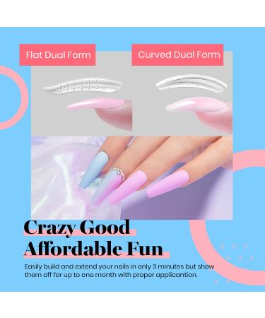 Beetles Poly Extension Gel Nail Kit 6Pcs - Blue Purple Builder Gel Kit for Easy DIY Salon Nail Extensions and French Manicure - 0.5 Ounce (Pack of 6) - Buy Online on GoSupps.com