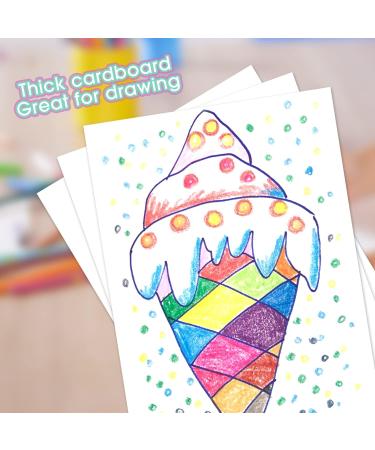 Golden State Art  5x7 Backing Board Only - for Art  Photos  Print - 4-Ply - 50 Single Backing Boards (50 Pack) 5x7 50 Pack - Buy Online on GoSupps.com