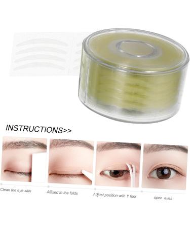 Angoily 300 Pairs Fold Eyelid Shadow Sticker Eyelid Lift Strip Double Eyelid Stickers Invisible Double Eyelid Tape Adhesive Eyelid Strips Single Folding Tool Small Tools Make up medium - Buy Online on GoSupps.com
