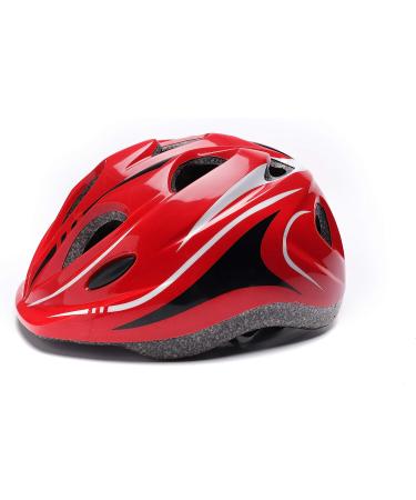 HENXING Kids Helmet Knee Elbow Pads Wrist Guard Set Red | Adjustable Protective Gear for Cycling, Skateboarding, Roller Skating | Boys Girls 4-12 Years - Buy Online on GoSupps.com