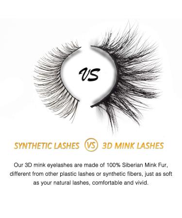 Goo Goo 3D Mink Eyelashes Daily 13mm-18mm 5 Styles Multipack - Natural Look, Handmade, Reusable - 5 Pairs/Pack - Buy Online on GoSupps.com