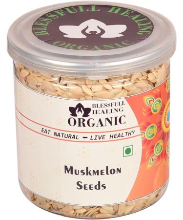 Blessfull Healing Organic Muskmelon Seeds 300 Gram Airtight Container (Packing May Vary) - Buy Online on GoSupps.com