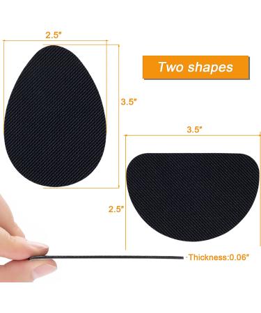 GADEBAO Non-Slip Shoe Pads - 8 Pcs Anti-Slip Grips for Shoes - Thickened Silicone Sole Protector - Black (2 Shapes) - Buy Online on GoSupps.com