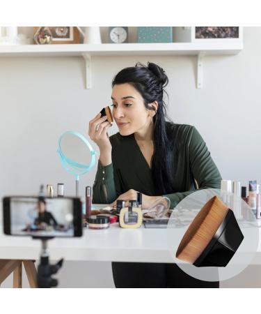 2 Pieces Ideal for Professional Face Base Brush Kabuki Foundation Brush with Box Brush Base Professional Kabuki Brush Liquid Makeup Brush (Black) - Buy Online on GoSupps.com