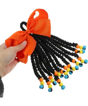 PATKAW Hair Extension Ponytail Colored Beaded Bowknot Hair Extension Braided Ponytail Color 4 - Buy Online on GoSupps.com