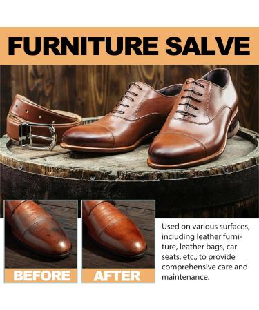 Evergloss Furniture Repair Salve - Leather & Wood Protection with 2 Boar Bristle Brushes | Wise Owl - Buy Online on GoSupps.com