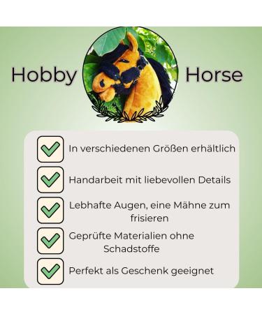 KHT Aria Shop Hobby Horsing - Plush Sports Toy Horse for Dressage & Riding Exercises | Size A3 Bronze - Buy Online on GoSupps.com