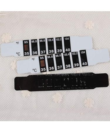 iFundom Temperature Strips 10PCS - Quick Read Forehead Strips for Fever Checking in Infants, Babies, Toddlers, Kids, and Adults - Reusable Travel Essential - Buy Online on GoSupps.com