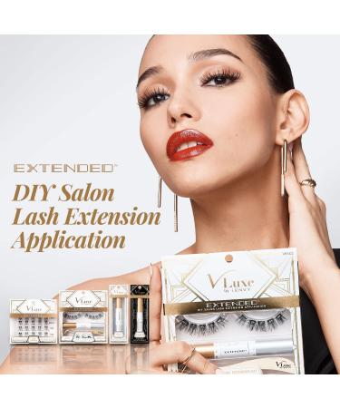 VLuxe by iEnvy: DIY Eyelash Extensions - 2 Pack Featherlight 3D & Demi Clusters - Reusable Synthetic Lashes - Buy Online on GoSupps.com
