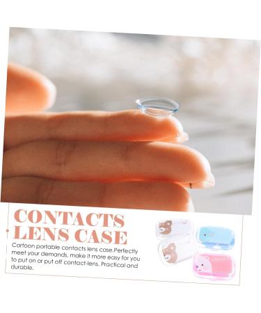ULTECHNOVO 12-Box Cartoon Pupil Contact Lens Case Set - Remover & Cleaner - Travel-Friendly Lens Holder in Assorted Colors | Durable PP Plastic - Buy Online on GoSupps.com