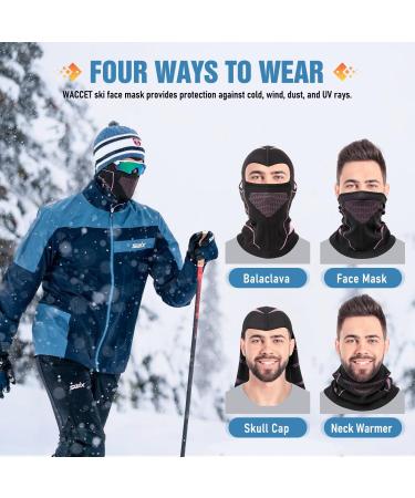 Buy WACCET Storm Hood: Warm Windproof Balaclava for Men & Women - Perfect for Cycling Motorcycling & Skiing | Purple - Buy Online on GoSupps.com