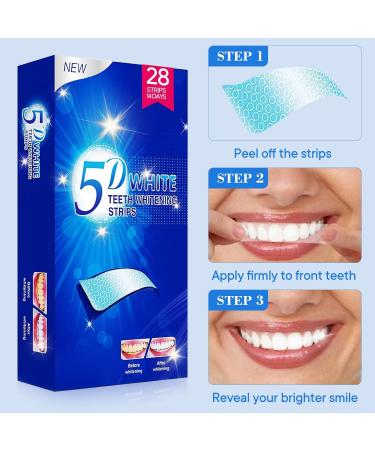Chimoo Whitening Strips - 28 Peroxide-Free Teeth Whitening Strips with Mint Flavor | Safe for Tooth Enamel & Non-Sensitive Formula - Buy Online on GoSupps.com