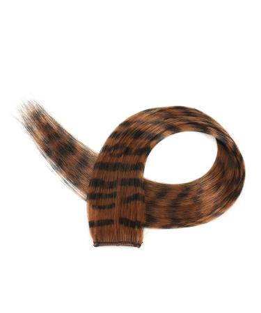 LNNXSZ Feather Hair Extension Kit Synthetic 18Inch Feathers Hair Clip Hair Extension DIY Colorful Hairpiece For Fashion Beautiful Girls (Color : 2 Size : 18inches) 18inches 2