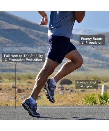 Carbon Fiber Insoles 2 Pcs 1mm Full Length Rigid Inserts for Sports | V.Step Stiffener Insole for Men & Women | Foot Support | Black | 285mm - Buy Online on GoSupps.com