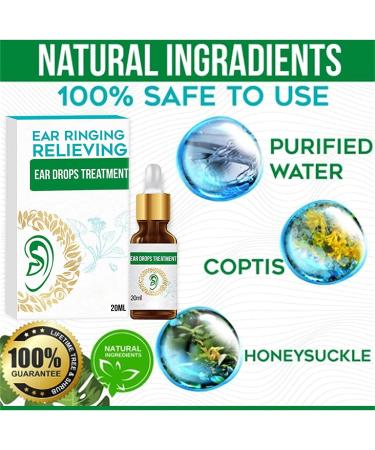 Ear Drops for Pain Relief, Earache, Tinnitus & Ear Ringing - Adults Earache Relief - Buy Online on GoSupps.com